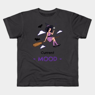 Current Mood | Witchy | Halloween 2023 Kids T-Shirt